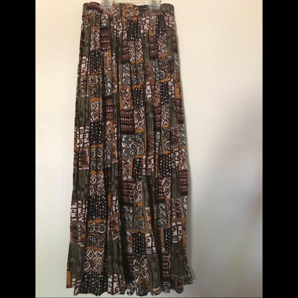 Batik Pattern Dress Skirt Made In India Rayon